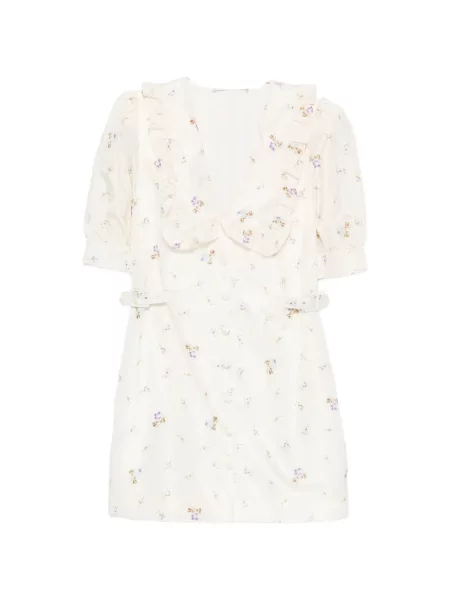 Rochie mini Alessandra Rich cu model floral cu imagine