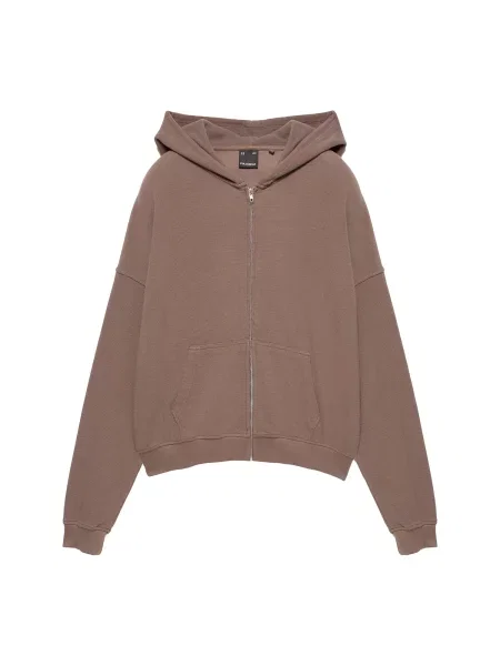 Pull&Bear Hanorac ciocolatiu