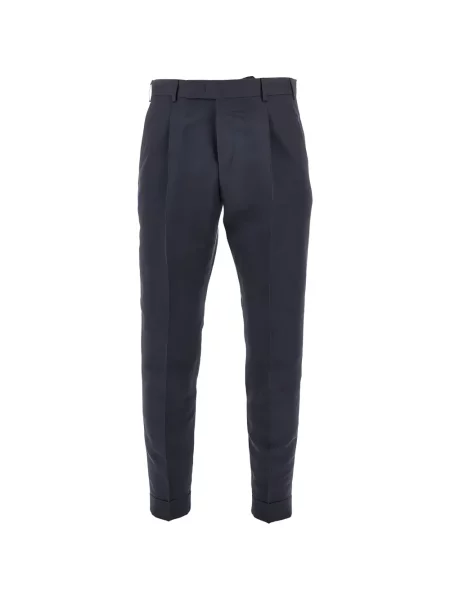 Pantaloni Pt Torino plisate albastru
