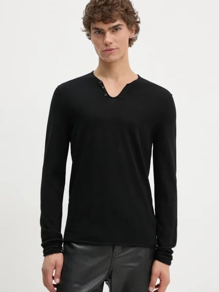 Sweter Zadig&voltaire wełniany czarny