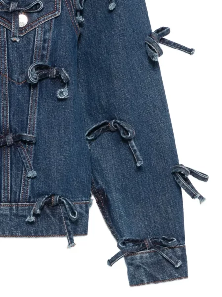 Geacă de blugi Viktor & Rolf cu funde albastru