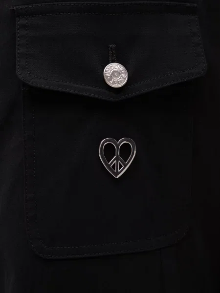 Брюки карго Moschino черные