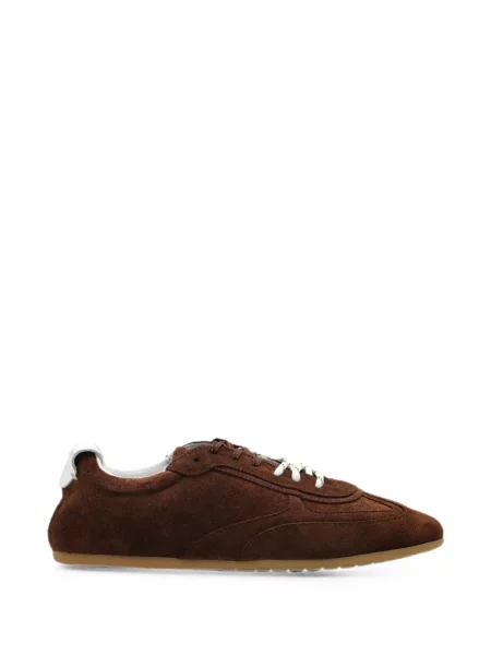 Sneakerși Alohas din piele de căprioară maro