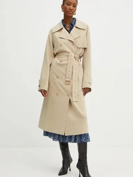 MICHAEL Michael Kors trenci femei de tranzitie bej