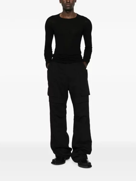 Cu centură pantaloni Rick Owens negru
