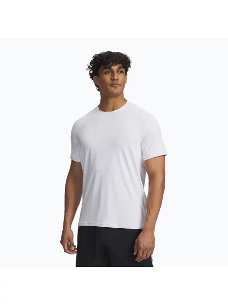Tricou de antrenament bărbați Under Armour Project Rck Iso Chill SS white alb