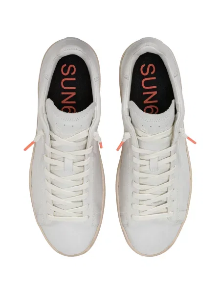 Pantofi Sun68 alb
