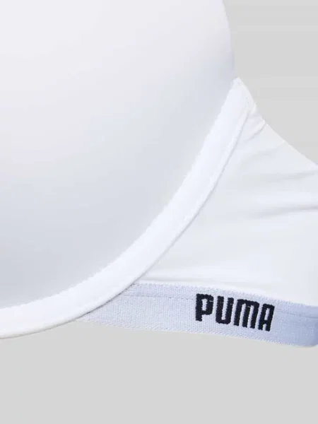 Biustonosz push-up z regulowanymi ramiączkami Puma biały