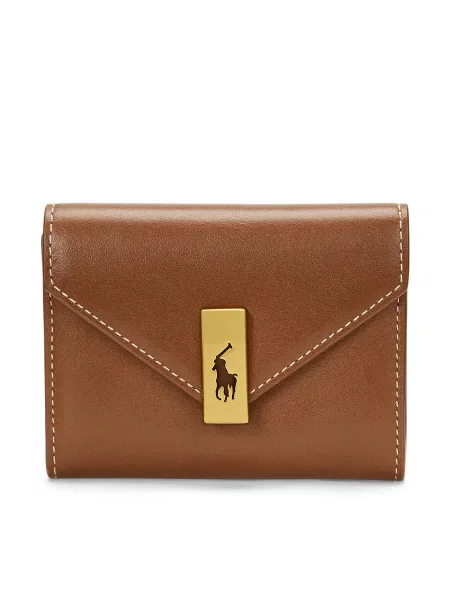 Portofel Mic de Damă Polo Ralph Lauren maro