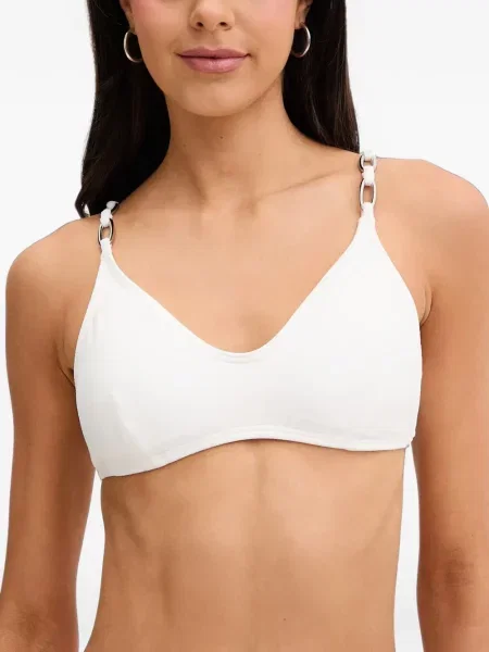 Reversibil costum de baie Michael Michael Kors cu autograf evazat negru