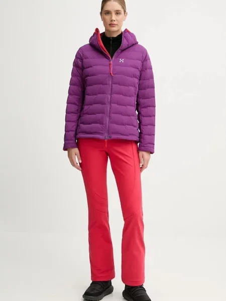 Пуховик Haglofs фиолетовый