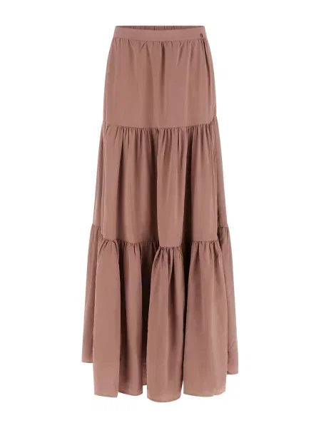 GUESS Fustă ROSSANA ciocolatiu