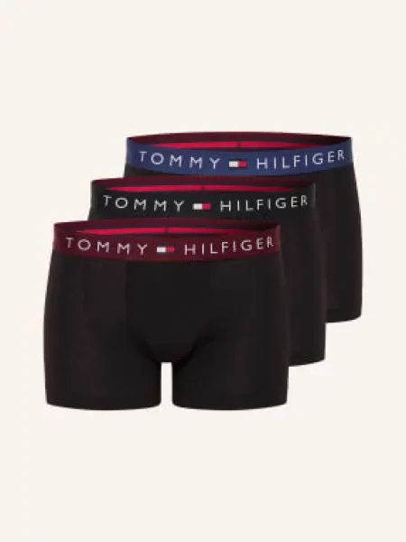 Tommy Hilfiger Boxerky / tmavě červená / tmavě modrá černá