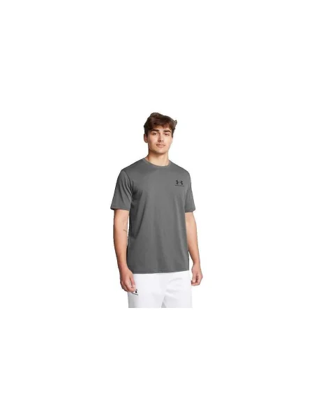 Tricou Under Armour cu autograf gri