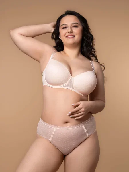 Труси brabrabra поліамід/еластан бежевий