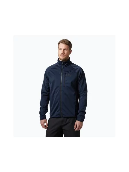 Кофта вітрильна Helly Hansen Hp Windproof Fleece navy темно-синя