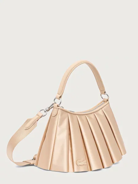 Lacoste crossbody torbica bež