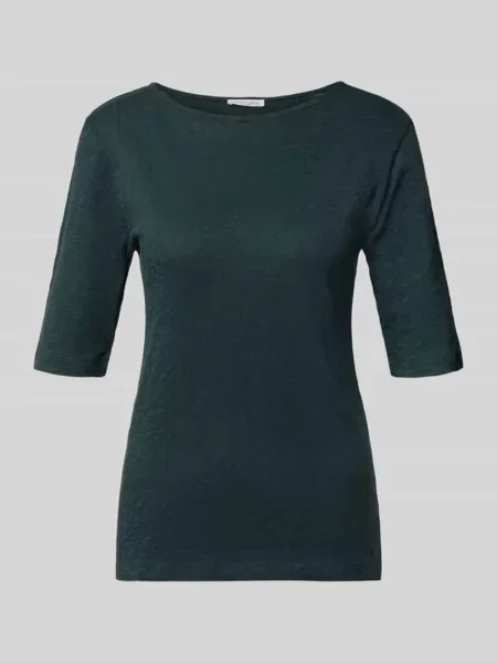 T-shirt z dekoltem typu łódka Christian Berg Woman miętowa