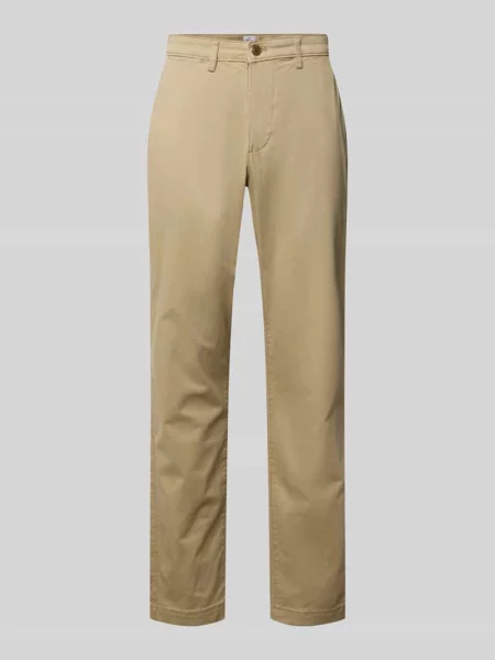 Chinos w kroju slim fit z wpuszczanymi Gap