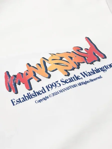 Tricou Manastash cu imagine alb