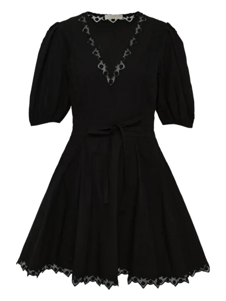 Rochie mini Ulla Johnson scurtă de costum negru