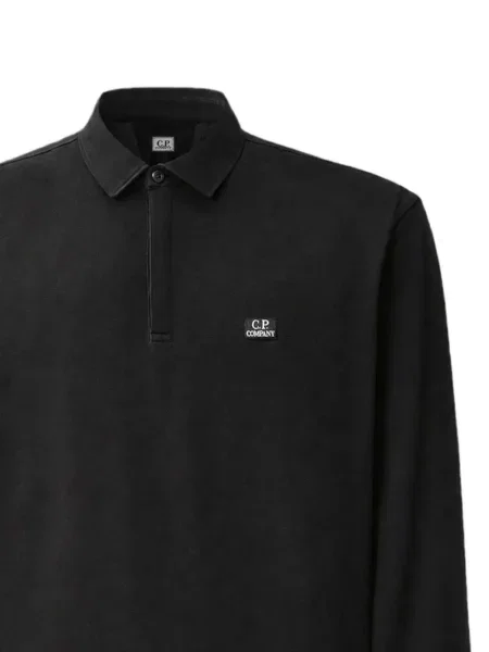 Τέντωμα μακρύς polo C.p. Company μαύρο