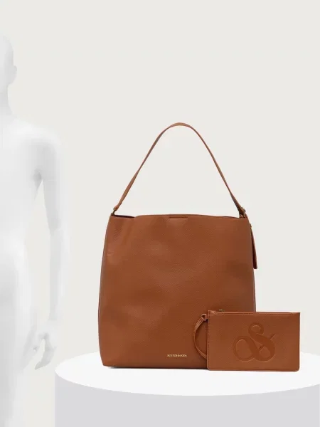 Кожаная сумка Scotch & Soda