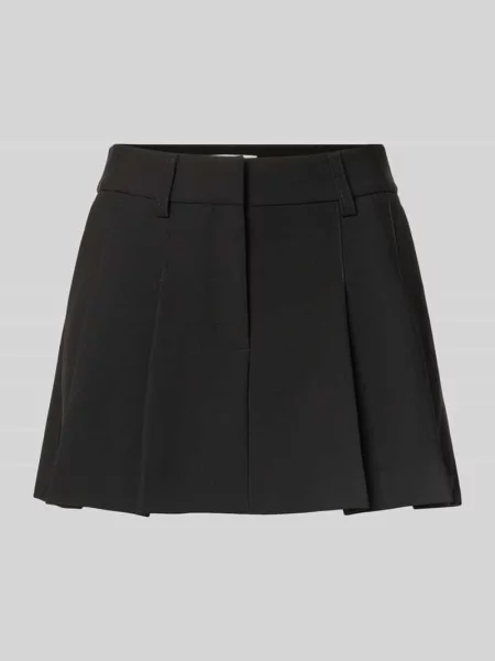 Spódnica mini rozkloszowana z dodatkiem model ‘SYLLIE’ Only czarna