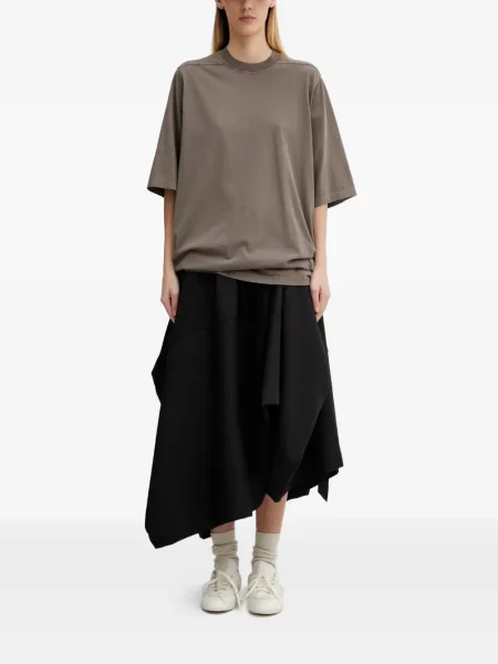 Тениска Rick Owens Drkshdw с кръгло деколте кафяво