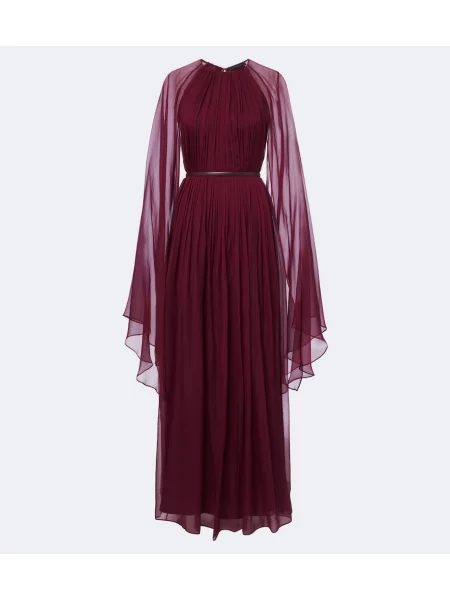 Cu centură rochie Max Mara de mătase eleganta
