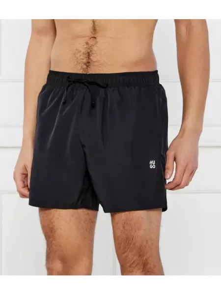 Hugo Bodywear Șorți de înot +prosop + rucsac CRUISE Y negru