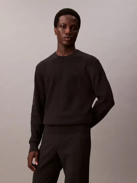 Calvin Klein pulóver könnyű fekete