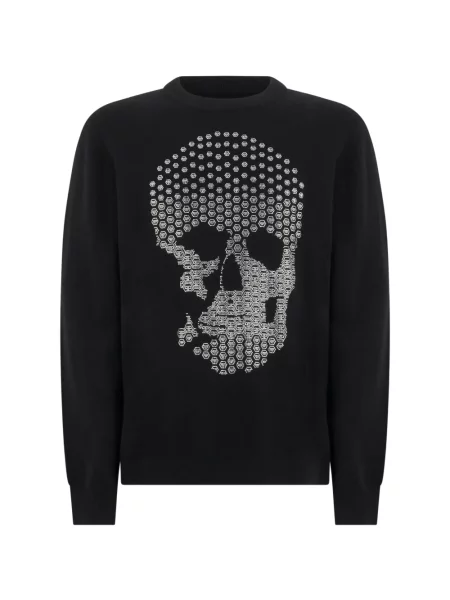 Stras pulover Philipp Plein negru