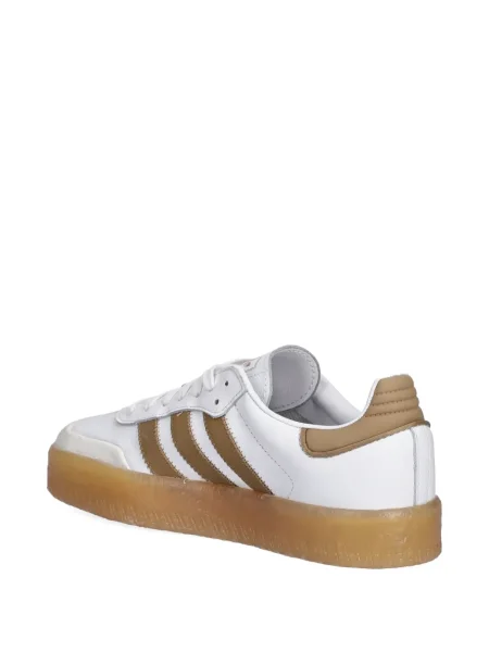 Ριγέ μισό φερμουάρ sneakers Adidas EQT σουέντ μαύρο