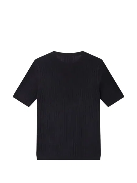 Scurt tricou Roberto Collina tricotate negru
