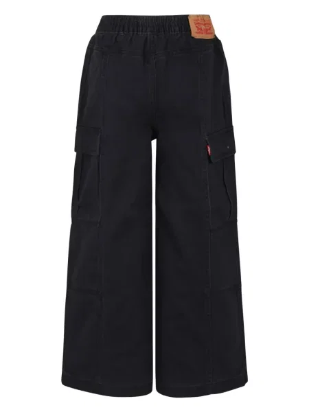 Szerokie jeansy dziecięce Levi's szare