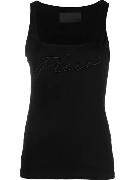 Vestă Philipp Plein cu broderie negru