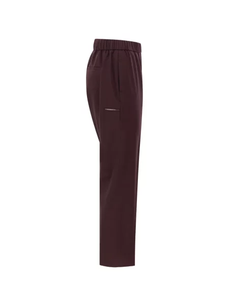 Pantaloni Peserico conici roșu
