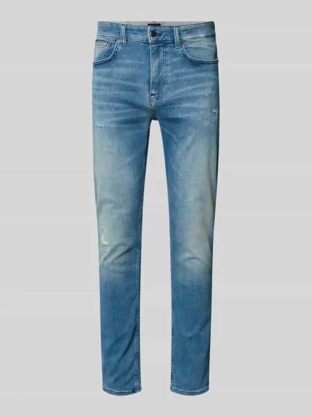 Jeansy o kroju slim fit z mieszanki bawełny model DELAWARE' Boss Orange