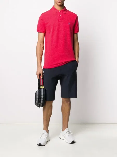 Polo Polo Ralph Lauren cu broderie roz