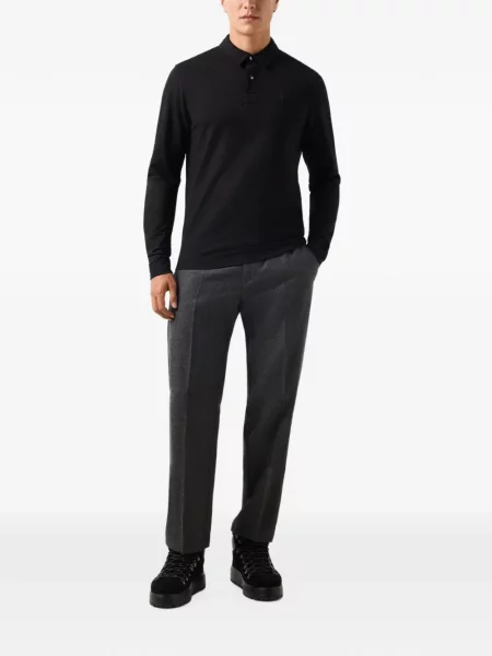 Lung tricou polo Bogner negru