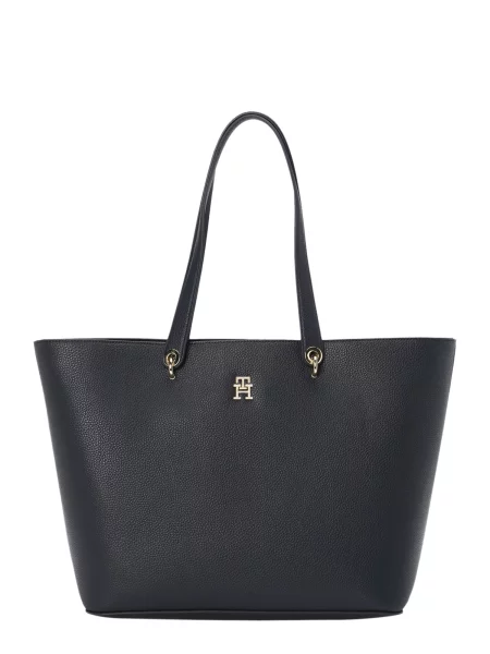 Geantă shopper Tommy Hilfiger negru