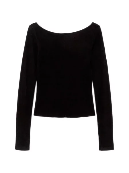 Lung tricou Re/done negru