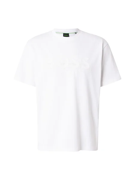 BOSS Tricou Member ecru alb