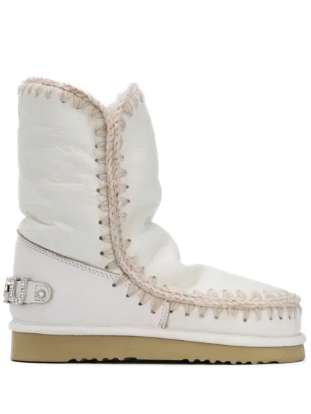 Botine Mou alb