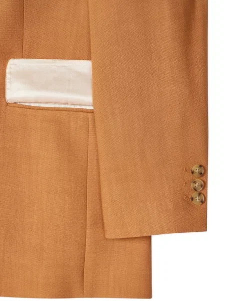 Μπλέιζερ Ps Paul Smith διπλοστήθος καφέ