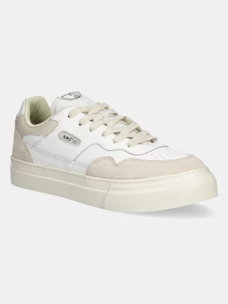 Шкіряні кросівки Stepney Workers Club Pearl Leather білий