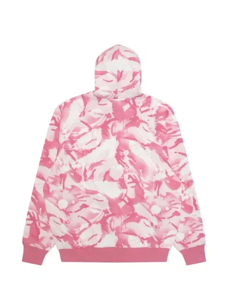 Hoodie Aape By *a Bathing Ape® με σχέδιο παραλλαγής ροζ
