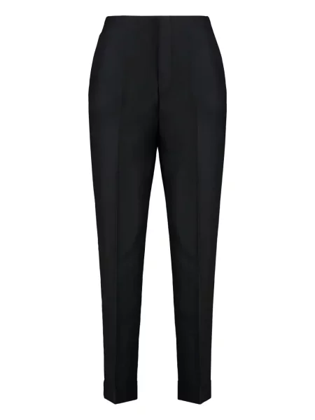 Pantaloni Alberta Ferretti plisate negru