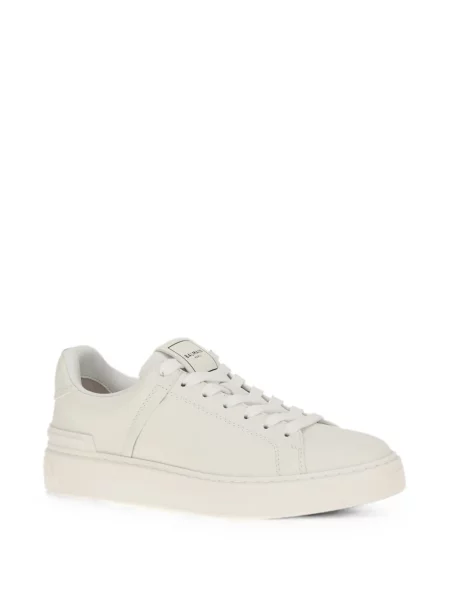 Sneakerși Balmain din piele alb
